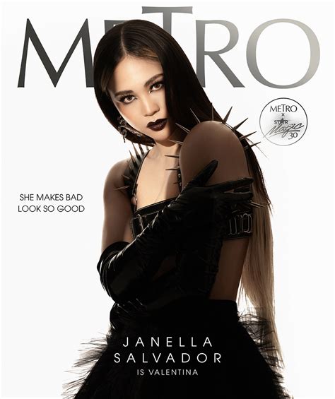 janella salvador boobs|Janella channels sexy Valentina in her Metro digital covers .